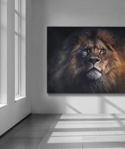 ALIVA 1104 wilde dieren leeuw canvas schilderij b