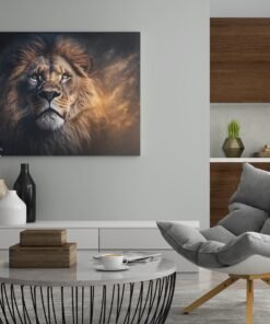 ALIVA 1104 wilde dieren leeuw canvas schilderij d
