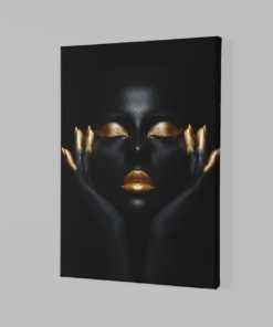 Alternative view of Schilderij Canvas Vrouw portret