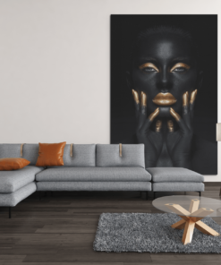 ALIVA 1109 foto op canvas vrouw portret d
