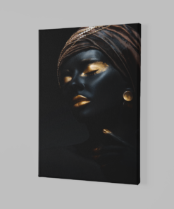 Alternative view of Vrouw portret Foto Op Canvas