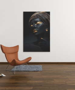 ALIVA 1115 canvas schilderij vrouw portret make up c