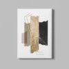 ALIVA 1118 abstarct goud vormen canvas schilderij