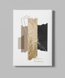 Canvas Schilderij Goud Abstract