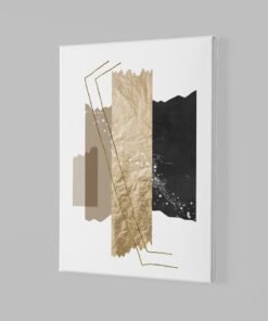 Alternative view of Canvas Schilderij Goud Abstract