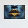 ALIVA 1124 canvas schilderij vrouw met gouden verf