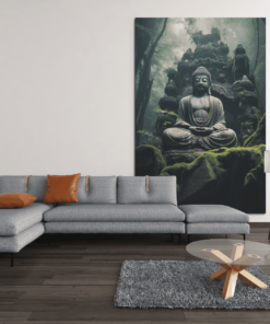Canvas Schilderij Boeddha - Afbeelding 4