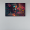 ALIVA 1133 canvas schilderij boeddha met bloemen a