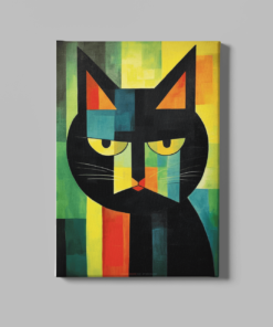 Canvas Schilderij Abstract Kat 