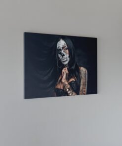 Alternative view of Canvas Schilderij Tatoeage Vrouw