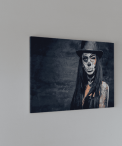 Alternative view of Canvas Schilderij Vrouw Tatoeage
