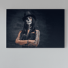 ALIVA 1145 vrouw tatoeage canvas doek schilderij a