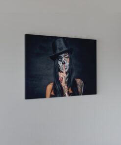 ALIVA 1146 canvas schilderij tatoeage vrouw portret a 1