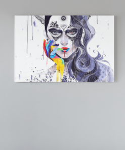 Abstract Vrouw Canvas Schilderij