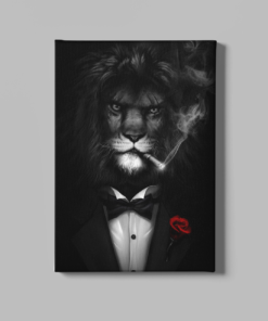 Meneer de Leeuw Canvas Schilderij