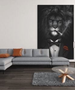 ALIVA 1156 meneer de leeuw canvas schilderij c
