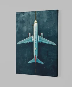 ALIVA 1496 vliegtuig canvas schilderij a