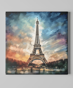 Eiffeltoren Parijs Canvas Schilderij