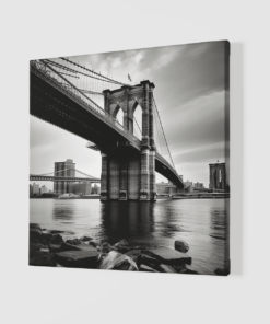Alternative view of Manhattan brug Canvas Schilderij
