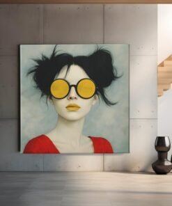 abstract-vrouw-kleurrijk-canvas-schilderij-d