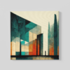 OEFE 1017 abstract kleuren canvas schilderij a