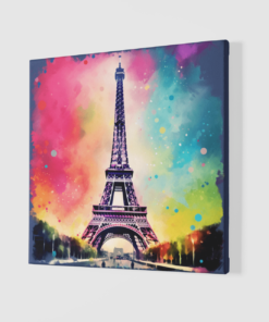 Alternative view of Canvas Schilderij Eiffeltoren Parijs