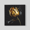 OEFE 1022 canvas schilderij bloemen tulp goud a