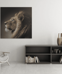 Dieren Leeuw Canvas Schilderij - Afbeelding 3