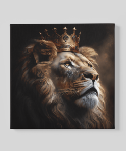Leeuwenkoning Canvas Schilderij