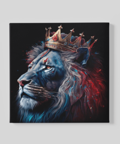 Canvas Schilderij Leeuwenkoning