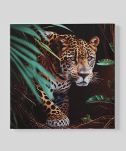 Luipaard Wild dier Canvas Schilderij 