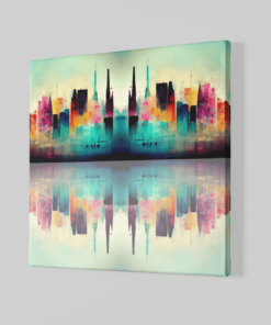 Alternative view of Stad New York Canvas Schilderij