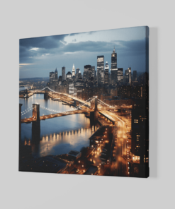 Alternative view of Canvas Schilderij Stad New York