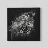 OEFE 1046 zebra dieren canvas schilderij a