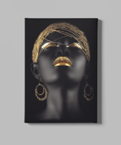 Foto Op Canvas Vrouw Portret