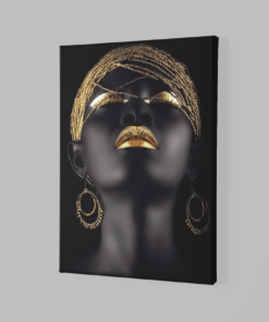 Alternative view of Foto Op Canvas Vrouw Portret