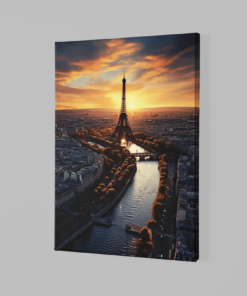 ALIVA 1064 eiffeltoren foto op canvas schilderijen a min