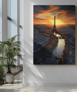 ALIVA 1064 eiffeltoren foto op canvas schilderijen d min
