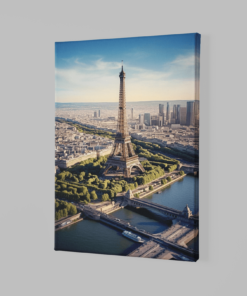 Alternative view of Parijs Eiffeltoren Canvas Schilderij