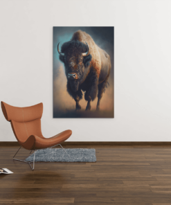 ALIVA 1068 bizon canvas schilderij dieren c