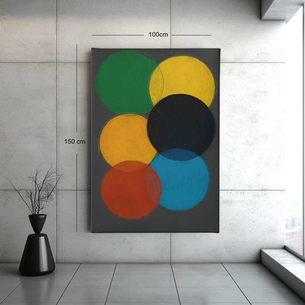abstracte-cirkels-canvas-schilderij-c