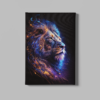 ALIVA 1077 canvas schilderij dieren leeuw a