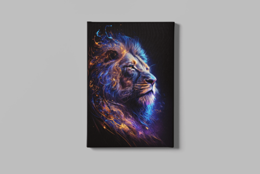 ALIVA 1077 canvas schilderij dieren leeuw a