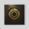 OEFE 1049 canvas schilderij zwart goud abstract