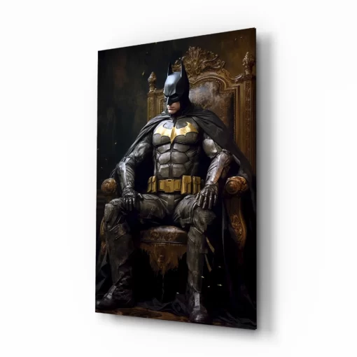 batman op de troon glasschilderij trendex global schilderij DSG 5016 b