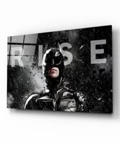 Batman Rise Glasschilderij