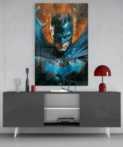 Bloody Batman Glasschilderij - Afbeelding 4