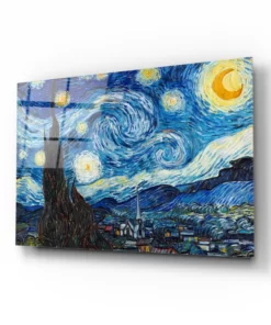 Van Gogh Starry Night Glasschilderij