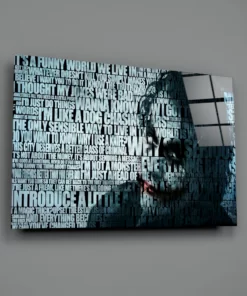 Alternative view of The Joker Glasschilderij