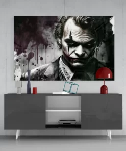 Glasschilderij The Joker - Afbeelding 4